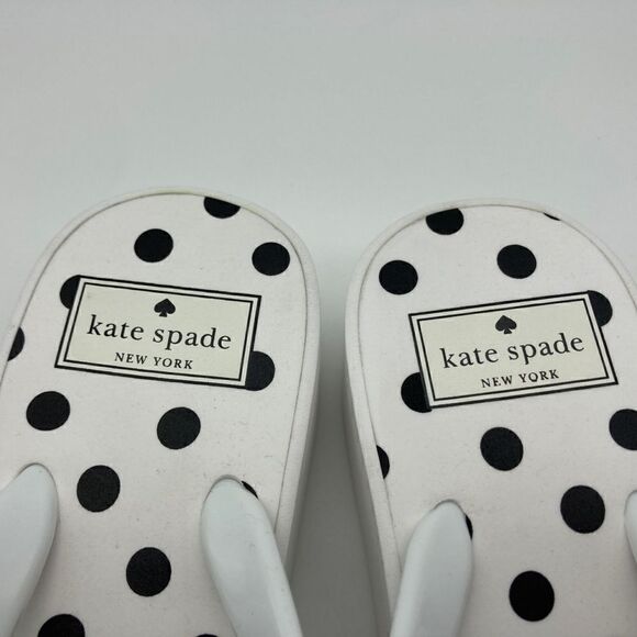 NWT Kate Spade Elena Platform Polka Dot Sandals Size 9B - Picture 3 of 8